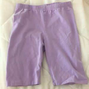 Girls purple biker shorts from children’s place